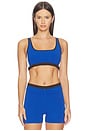 view 1 of 4 Montage Rory Scoop Knit Sports Bra in Lapis