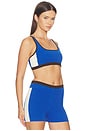 view 2 of 4 Montage Rory Scoop Knit Sports Bra in Lapis