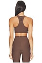 view 4 of 4 Daytona Jetta Racerback Sports Bra in Chocolate