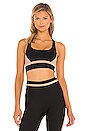 view 1 of 4 Play Colour Block Sandy Sports Bra in Black