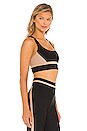 view 2 of 4 Play Colour Block Sandy Sports Bra in Black