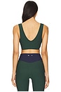 view 3 of 4 Playoff Issac V Neck Bra in Green