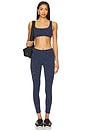 view 4 of 4 Mystere Reversible Sports Bra in Denim Marle