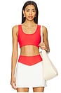 view 1 of 4 Pacific Harley Scoop Neck Sports Bra in Roja