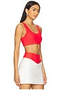 view 2 of 4 Pacific Harley Scoop Neck Sports Bra in Roja