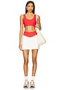 view 4 of 4 Pacific Harley Scoop Neck Sports Bra in Roja