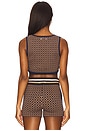 view 3 of 5 Crossroad Alma Crop Top in Geo