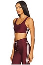view 1 of 5 Oxford Harley Scoop Sports Bra in Merlot