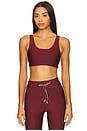 view 2 of 5 Oxford Harley Scoop Sports Bra in Merlot
