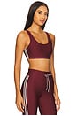 view 3 of 5 Oxford Harley Scoop Sports Bra in Merlot