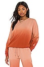 view 1 of 4 Ombre Alena Crew Sweatshirt in Orange