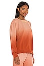 view 2 of 4 Ombre Alena Crew Sweatshirt in Orange