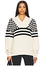 view 1 of 5 Mojo Scarlett Knit Sweater in Check
