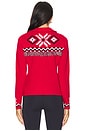 view 4 of 6 Keystone Blanche Half Zip Sweatshirt in Chilli