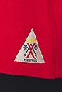 view 6 of 6 Keystone Blanche Half Zip Sweatshirt in Chilli