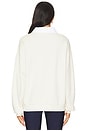 view 3 of 5 Pascal Collared Crew Sweatshirt in Natural