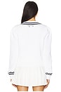 view 3 of 4 Soony V Neck Sweater in White