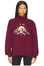 view 1 of 4 Le Ski Clementine Crew Sweatshirt in Maroon