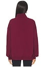 view 3 of 4 Le Ski Clementine Crew Sweatshirt in Maroon