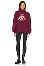 view 4 of 4 Le Ski Clementine Crew Sweatshirt in Maroon