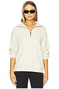 view 1 of 5 Hamilton Wren Half Zip Sweater in White