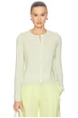view 1 of 4 CARDIGAN EN CACHEMIRE SAKINA in Matcha