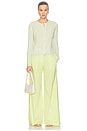 view 5 of 4 CARDIGAN EN CACHEMIRE SAKINA in Matcha