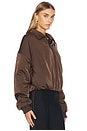 view 3 of 6 CHAQUETA CARLOTTA in Chocolate