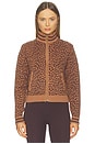 view 1 of 5 Malawi Margot Knit Jacket in Brown