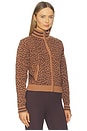 view 3 of 5 Malawi Margot Knit Jacket in Brown