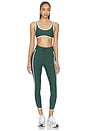 view 5 of 6 Santa Fe 25in Midi Legging in Green