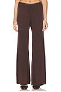 view 1 of 6 Coco Amelie Knit Pant in Chocolate