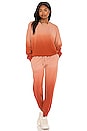 view 4 of 4 Ombre Alena Track Pant in Orange