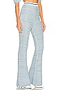 view 2 of 4 Azzurra Knit Venus Flare Pant in Blue