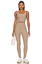 view 4 of 4 Peached Midi Pant in Mushroom