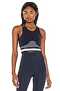 view 1 of 4 Bianca Seamless Crop Top in Navy