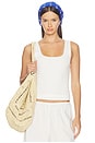 view 1 of 4 TOP SIN MANGAS DEL REY POINTELLE in Cream