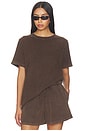 view 1 of 4 CAMISETA CUELLO REDONDO SOHO EVA in Cocoa