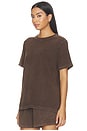 view 2 of 4 CAMISETA CUELLO REDONDO SOHO EVA in Cocoa