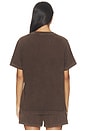view 3 of 4 CAMISETA CUELLO REDONDO SOHO EVA in Cocoa
