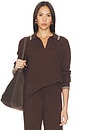 view 1 of 4 Coco Luna Knit Top in Chocolate