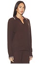 view 2 of 4 Coco Luna Knit Top in Chocolate