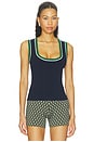 view 1 of 4 Joey Knit Tank Top in Navy