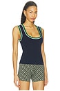 view 2 of 4 Joey Knit Tank Top in Navy