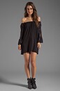 view 2 of 6 Skyler Off the Shoulder Dress in Black