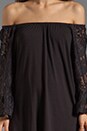 view 5 of 6 Skyler Off the Shoulder Dress in Black