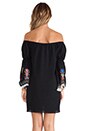 view 3 of 5 VESTIDO CON UN HOMBRO DESCUBIERTO WILLOW in Black
