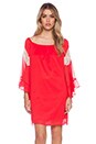 view 2 of 5 Abby Off Shoulder Dress in Red
