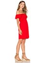 view 2 of 3 Paloma Open Shoulder Dress in Red