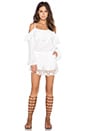 view 4 of 4 Chantily Romper in White